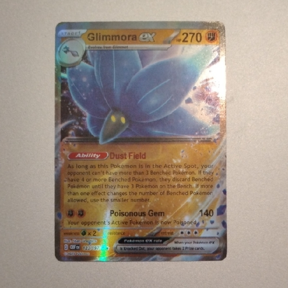 Glimmora EX Pokémon Card